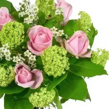 לידס פרחים- זר אלגנטיות סומק זר פרחים/סידור פרחים