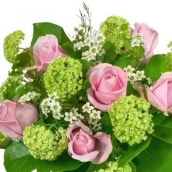 לידס פרחים- זר אלגנטיות סומק זר פרחים/סידור פרחים