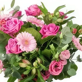 Rotterdam blomster- Pink overraskelsesbuket Blomst buket/Arrangement