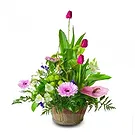 Cala Llonga flowers  -  Pink Petal Parade Flower Bouquet/Arrangement