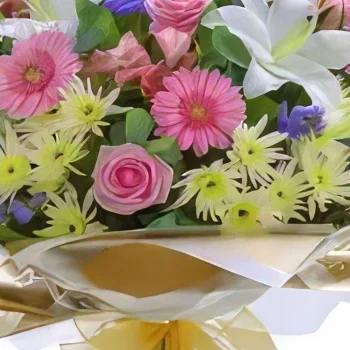 Berlin-virágok- Öröm-kert Virágkötészeti csokor