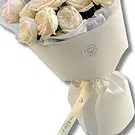 Garhoud flowers  -  Premium  Fresh Cream Spray Roses Flower Bouquet/Arrangement