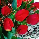 カリェタ 花- 赤い誘惑 花束/フラワーアレンジメント