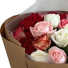 Garhoud flowers  -  Premium Mixed-Color Roses  Flower Bouquet/Arrangement