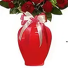 Sitrah blommor- Röda rosor & nejlikor Bukett/blomsterarrangemang