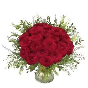 fiorista fiori di Norvegia- Bouquet di rose rosse premium Fiore Consegna