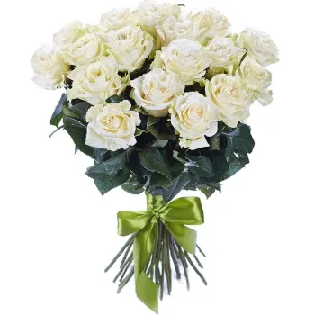 Kuala Lumpur online Florist - 12 White Roses Bouquet