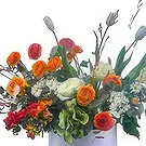 Adma flowers  -  Green Time Flower Bouquet/Arrangement