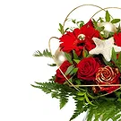 Italy flowers  -  Christmas bouquet of red flowers Flower Bouquet/Arrangement