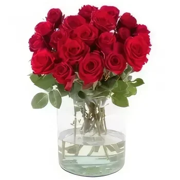 fiorista fiori di Amburgo- Passione rossa Bouquet floreale