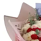 بائع زهور سورابايا- باقة الكريسماس الحمراء باقة الزهور