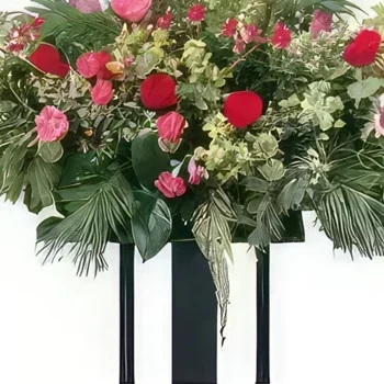nett Blumen Florist- Rote & rosa Schneeschuhe Twilight Bouquet/Blumenschmuck