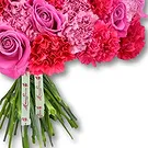 An-Najadah blomster- Rød rose og nellikbukett Blomsterarrangementer bukett