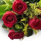 flores de Uberlândia- Buquê de 7 Rosas Vermelhas Bouquet/arranjo de flor
