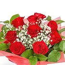 بائع زهور بورنوفو- أحمر رومانسي باقة الزهور