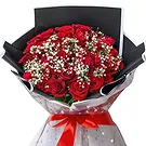 Kenya flowers  -  25 Red Roses Bouquet Flower Bouquet/Arrangement