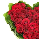 Venedig Blumen Florist- Begräbnisherz aus roten Rosen Bouquet/Blumenschmuck