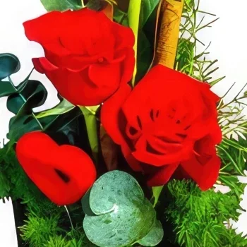 Cascais-virágok- Amour Virágkötészeti csokor