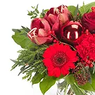 Italy flowers  -  Red and pink Christmas bouquet Flower Bouquet/Arrangement