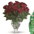 Osidda flowers  -  Bouquet of 12 Roses with Easter Egg Flower Bouquet/Arrangement