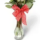 Ibiza flowers  -  Crimson Trio Flower Bouquet/Arrangement