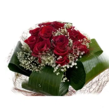 بائع زهور صقلية- باقة من الورود الحمراء