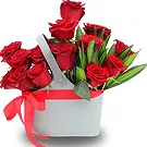 Ajman flowers  -  Rose Handbag Flower Bouquet/Arrangement