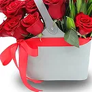 Ajman flowers  -  Rose Handbag Flower Bouquet/Arrangement