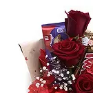 Braga flowers  -  Pure Red  Flower Bouquet/Arrangement