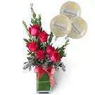 Dubai media city flowers  -  Rose's Grace Flower Bouquet/Arrangement