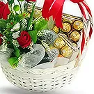 Greece flowers  -  Elegance in Red Flower Bouquet/Arrangement
