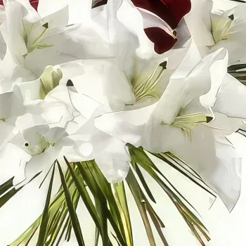 Tarbes цветя- Кръгло Букет Любовно Гнездо Букет/договореност цвете