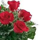 Cala Llonga flowers  -  Ruby Romance Roses Flower Bouquet/Arrangement