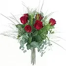 Dumbéa (Dumbéa) blomster- Rustik buket af røde roser Athen Blomst buket/Arrangement