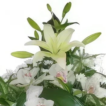 Гданск цветя- Декорация от органза Букет/договореност цвете