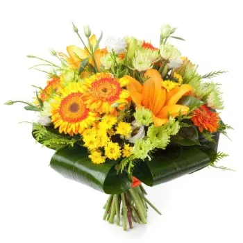 بائع زهور صقلية- باقة من الزهور الصفراء