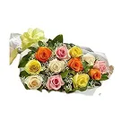 Sitrah blommor- Blanda färgrosor Bukett/blomsterarrangemang