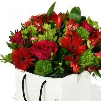 fiorista fiori di Liverpool- Combinazione appassionata Bouquet floreale