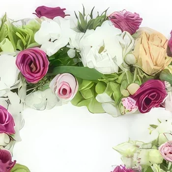 Тарб цветы- Корона из сшитых цветов Диана Цветочный букет/композиция