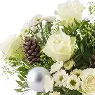 Dresden blommor- Jul snövit Bukett/blomsterarrangemang