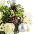 Dresden blommor- Jul snövit Bukett/blomsterarrangemang