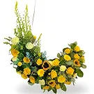 Zande blommor- Minne Bukett/blomsterarrangemang