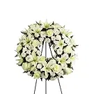 Santos Reyes Yucuna flowers  -  WREATH OF EVERLASTING PEACE Flower Bouquet/Arrangement