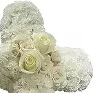 Alla andra städer blommor- Vita korset Bukett/blomsterarrangemang