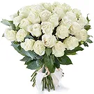 Tumba blomster- 20 hvide roser Blomst buket/Arrangement