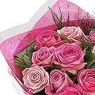 Greece flowers  -  DARK PINK FIGURE Flower Bouquet/Arrangement