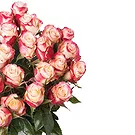 fiorista fiori di Firenze- Bouquet di rose maculate rosse o rosa Bouquet floreale