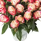 fiorista fiori di Firenze- Bouquet di rose maculate rosse o rosa Bouquet floreale