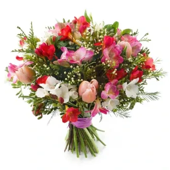 Νεάπολη λουλούδια- Μπουκέτο με πολύχρωμα αγριολούλουδα