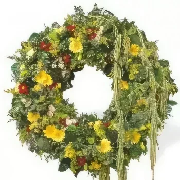 Στρασβούργο λουλούδια- Στεφάνι Πένθους Έναστρου Ουρανού Μπουκέτο/ρύθμιση λουλουδιών